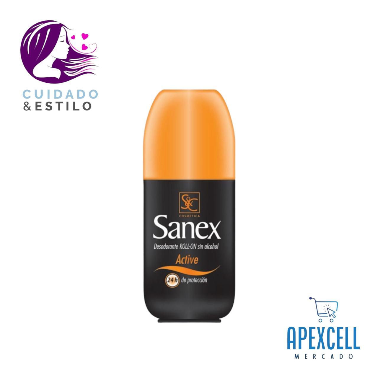 Deodorant Roll On Sanex Active S/Alcohol 100 ML